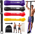 Ally Peaks Pull Up Assistance Bands，Heavy Duty Resistance Band for Pull Up Bar，Adjustable Weight/Size with Fabric Feet/Knee Rest Pull up bands,Up to 410lbs Assistance，resistance bands and assist bands
