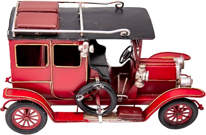 Berfutall-Vintage-Inspired Iron Classic Car Model - Collectible Decoration with Rustic Charm (C)