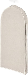 Whitmor Zippered Garment Bag Natural Linen, Large