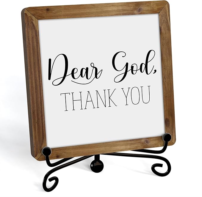 Home Decor, Farmhouse Shelf Decor For Living Room, Boho Aesthetic Table Decorations, Christian Gifts For Women Men, Entryway Tv Stand Fireplace Mantle Coffee Table Decoration (god-12)
