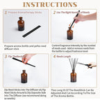 130Pcs Reed Diffuser Sticks - 10inch/3mm White Reed Sticks,Diffuser Refills,Suitable for Diffusing Essential Oil Aromas (3mm x 25cm (130pcs))
