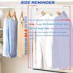 Closet Hanging Rod, Adjustable Width and Height Space-Saving Clothes Hanging Bar, 1 Pack Chrome