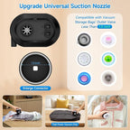 60 Kpa Cordless Electric Pump for Vacuum Storage Bags, Travel 3600mAh Rechargeable Electric Air Pump for Various Seal Bags, Portable Vacuum Pump for Space Saver Bag for Clothing, Luggage (Pump Only)