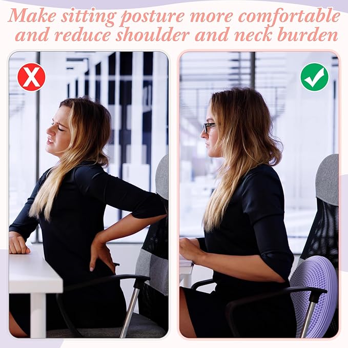Libima 2 Pcs Wobble Cushion Wiggle Seat Flexible Sensory Seating Balance Disc Board for Men Women Physical Exercise Improving Posture Home Office