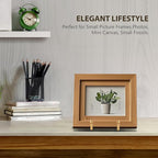 Plate Holder Easel Display Stand - 3 inch Metal Plate Stands for Display - Tabletop Picture Stand - Gold Iron Easels for Display Pictures | Photo Frames | Book | Decorative Plates | Plaque - 4 Pack