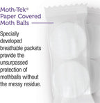 Enoz Lavender Scented Moth Ball Packets, Kills Clothes Moths, Carpet Beetles, Eggs and Larvae, 12 oz Resealable Bag