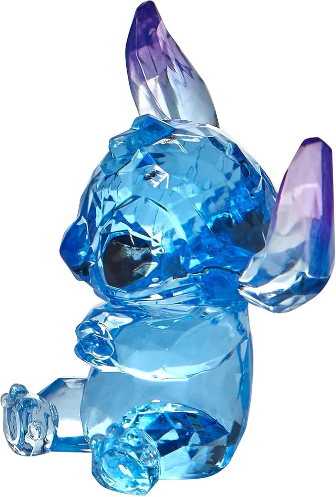 Enesco Facets Disney Lilo and Stitch Figurine, 3.5 Inch, Blue