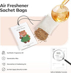 MYARO 12 Packs Baby Powder Scent Sachets Room Air Freshener for Closet Drawer Clothes Storage Small Space Odor Eliminator
