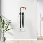 Bitray Umbrella Stand Holder Metal Wall Mounted Umbrella Holder Rack No Punching Umbrella Stand Entryway Hotel Home and Office - White