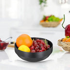 Key Holder Bowl for Entryway Table Round Catchall Bowl for Coin Fruit Holder Decorative Serving Bowl for Coffee Table Kitchen Counter, 7.4 Inches