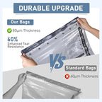 15 Pack Travel Vacuum Storage Bags with Rechargeable Electric Pump, Compression Packing Seal Bag for Luggage and Suitcase, 5 Small + 5 Medium + 5 Large Space Saver Bags for Clothing Travel