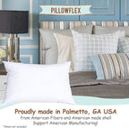 Pillowflex Synthetic Down Pillow Insert - 12x30 Down Alternative Pillow, Ultra Soft, Large Rectangle Body Sleeping Pillow, Lumbar, Long, Back - 1 Decorative Pillow Form