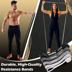 Resistance Bands for Exercise Working Out, 5-Level Pull-Up Assistance Full-Body Training Bands for Women Men Home Workouts, Physical Therapy, Strength Training