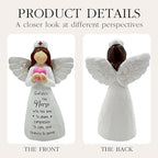 Nurses Gifts - Hand-Painted Nurse Angle Figurine for Women, Nurse Practitioner, RN, Healthcare Workers - Graduation and Medical Graduates Resin Doll - 5.9 Inches Decor for Christmas