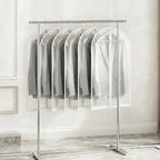 6 Pack Garment Bags 60 * 100cm, 40in PEVA Translucent Garment Covers, Suit Storage Bags, Dress Organizer Bags Used To Protect Shirts, Winter Coats, Jackets（White Edge）