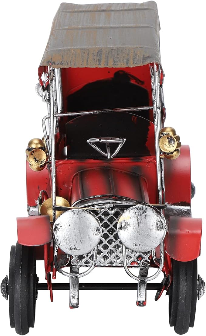 Antique Car Model, Vintage Retro Car Toys, Iron Crafts Desktop Ornament with Exquisite Workmanship, Classic Design for Home Office Bar Decoration, Unique Gift for Car Lovers