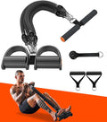 Pedal Resistance Band,Exercise Bands with Handles, Elastic Sit up Pull Rope for Waist,Arm,Leg Training, Multi Function Rope Equipment for Home Fitness