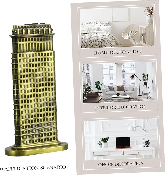 Retro Building Model Figurine Building Souvenir for Home Office Decor Sturdy Ornament for Collectors and Travelers
