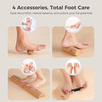 Sportneer Cork Balance Board with Storage Bag – Cork Foot Massage & Balance Trainer Set for Foot Pain Relief, Physical Therapy, Foot Strengthening & Arch Training, Improve Balance & Stability, Boost Ankle Strength