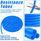 1 Roll Resistance Tubes Exercise Tubing 50ft Exercise Bands Tubing for Therapy, Lower Pilates, Home Workouts, Rehab Core