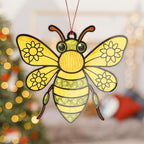 Bee Gifts for Women Bee Ornament Honeycomb Ornaments, Unique Nature Inspired Christmas Decoration, Gift for Lovers of Nature, Handmade Holiday Hanging Decor 2026