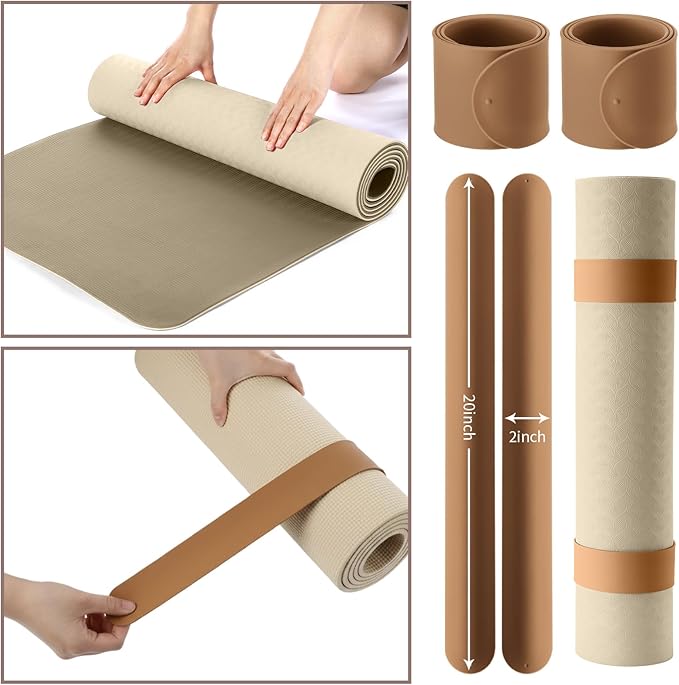 Yoga Bag Set for Women Including Yoga Mat Tote Bag, Booty Resistance Bands, Non Slip Sports Socks Silicone Ties for Pilates Travel Workout Office Home Gym