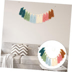 ORFOFE Handmade Bead Yarn Tassel Wall Pendant Chic Decorative Wall Decor for Home Elegant Indoor Adornment Versatile Hanging Decor for Housewarming