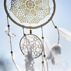 Framendino, 10 Pack Wooden Bamboo Hoop Rings Macrame Floral Wreath for DIY Dream Catcher Wedding Decor and Wall Hanging Crafts