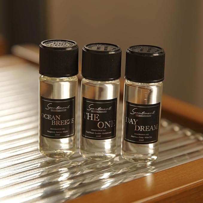 Scentiment Diffuser Oil - Fresh Linen | Aromatherapy Home Fragrance | Luxurious Scent with Notes of Lime, Cotton Blossom, Musk (120ml)