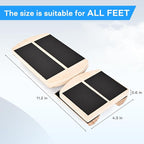 Wooden for Ankle Balance Board Foot Strengthener & Stability Trainer for Single Leg Balance Training, Sprained, Plantar Fasciitis Relief, Physical Therapy, Posture Correction
