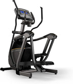 Matrix Fitness E30 Elliptical with XR | 8.5" LCD | Low Impact Workouts, Full Body Cardio, High Calorie Burn | Space Saving Compact Design, Suspension Elliptical