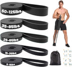 Resistance Bands, Pull Up Bands, Exercise Workout Bands for Working Out, Pull Up Assistance Bands Set for Men & Women, Body Stretching, Physical Therapy, Muscle Training