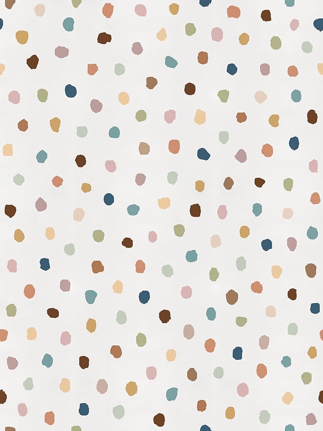 Teacher Created Resources Everyone is Welcome Painted Dots Creative Class Fabric for Classroom Bulletin Boards, Pillows, Curtains, and Crafts