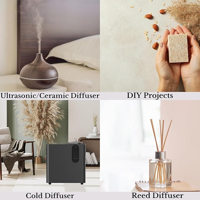 Scentia Hotel Diffuser Oil Inspired by The Baccarat Hotel Scent - 500 mL 16.9 fl oz - Fragrance Oil Blend for HVAC, Ultrasonic & Cold Diffusers - Secret Voyage - Thanksgiving & Holiday Gift