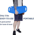 KEEN Balance Simply Board with Workout Mat - Yoga Fitness Balance Board for Core Training, Blue