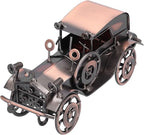 TITA-DONG Vintage Car Model, Classic Car Model Exquisite Car Collectible Figurines Metal Mini Car Ornament Home Decorative Vintage Car Model Ornament for Office Home Desktop Ornaments