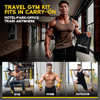 Pilates Equipment, Portable Pilates Bar Kit with Resistance Bands, Professional Adjustable Heavy Duty Squat Workout Equipment for Men, Home Gym Muscle Strength Training, Full Body Exercise