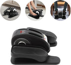 Under Desk Elliptical, 2 in 1 Ellipse Leg Exerciser for Seniors Adults 5Gear Electric Seated Pedal Exerciser W/Anti-Slip Pads Quiet Elliptical Machine with Remote Control for Home