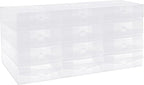 Shihanee 12 Pcs Boot Box Clear Plastic Stackable Shoe Storage Organizer Foldable Heavy Duty Shoe Containers for Closet Small Spaces Dorm Bedroom Apartments (13.4 x 8.3 x 5.1 Inches)