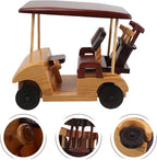 VICASKY Wooden Car Figurine Handmade Retro Vehicle Sculpture for Home Decor Unique Vintage Ornament for Auto Enthusiasts and Collectors Artisan Crafted Wooden Vehicle Collectible