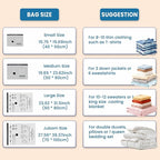 Vacuum Bags for Travel with Rechargeable Electric Pump, 12 PCS (4S,4M,4L) Storage Bags Vacuum Sealed, Space Saver Bags Carry-on Size Compression Packing Bags for Luggage and Suitcase