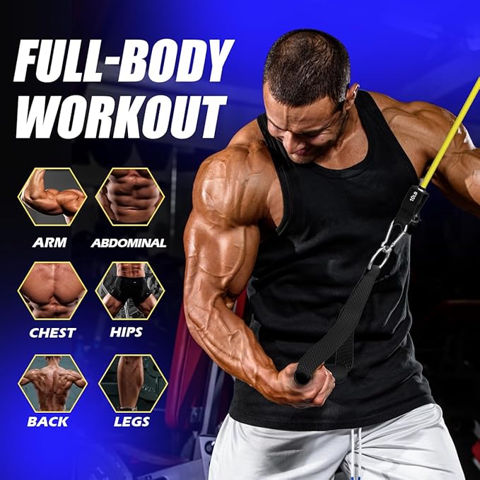 VEICK Resistance Bands, One Single Exercise Bands, Workout Bands Resistance Training for Home Workouts Fitness Pilates