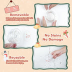VIS'V Wreath Hanger, Large Twist Lock Suction Cup Wreath Hooks, Heavy Duty, 22 LB Capacity, Removable and Reusable, Round, Clear, 2 Pcs