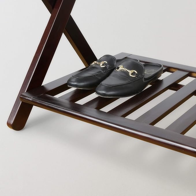 Casual Home Luggage Rack, Espresso