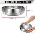 Key Bowl for Entryway Table 8.3" Modern Decorative Bowl Catchall Bowl for Candy Fruit Serving Bowls for Kitchen Counter, Coffee Table,Silver
