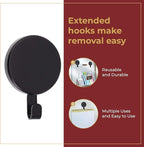 Haute Decor Attract Magnetic Hanger, 1 Pack - Strong Magnet Hook for Metal Doors and Surfaces