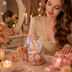 Magical Unicorn Snow Globe with “Somewhere Over the Rainbow” Music, Rotating Carousel Music Box, LED Lights & Glitter Snow, Perfect Birthday, Xmas, Valentine’s Gift, for Girls, Kids & Unicorn Lovers