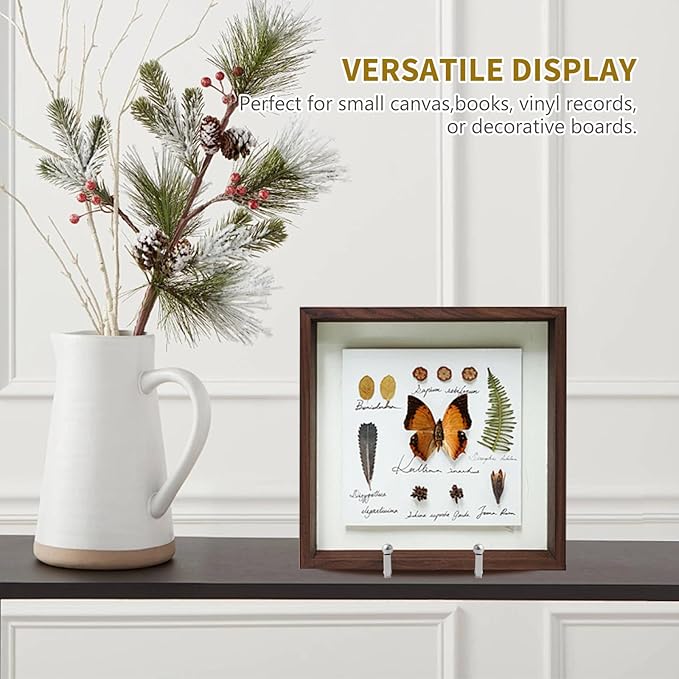 Plate Holder Easel Display Stand - 6 inch Metal Plate Stands for Display - Tabletop Picture Stand - Silver Iron Easels for Display Pictures | Photo Frames | Book | Decorative Plates | Plaque - 2 Pack