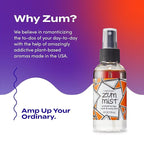 Indigo Wild Zum Mist Room & Body Spray - Aromatherapy Essential Oil Spray - Natural Body Mist & Room Spray - Patchouli Scent - 4 fl oz