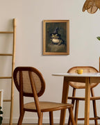 VIYYIEA Vintage Gold Framed Wall Art for Living Room,【Wizard Frog】-(16L x 12W)